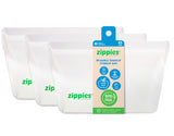 Zippies Reusable Standup Bags- Medium 3s