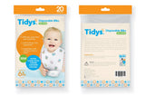 Tidys Disposable Bibs 20s - Mighty Baby PH