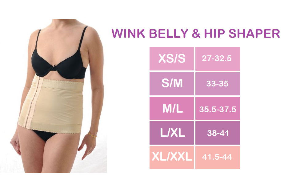 Buy Wink Womens' Belly & Hip Shaper Abdominal Binder Online at  desertcartKUWAIT