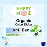 Happy Noz Organic Onion Sticker w/ Anti Bac 4's - Mighty Baby PH
