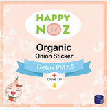 Happy Noz Organic Onion Sticker Detox PM 2.5 4's - Mighty Baby PH