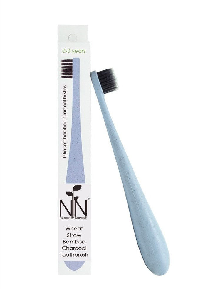 Nature to Nurture Wheat Straw Bamboo Charcoal Toothbrush - Mighty Baby PH