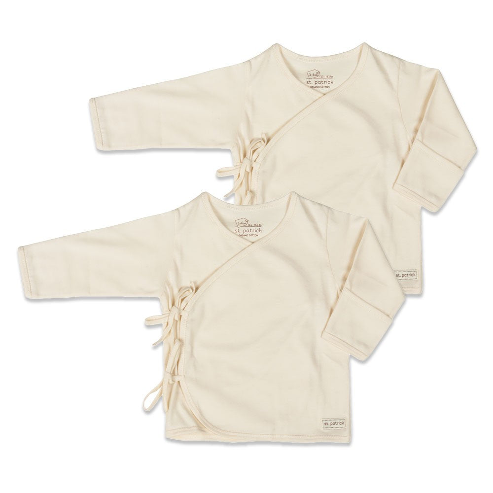 St. Patrick Organic Tie-Side Shirt Long Sleeves - Mighty Baby PH