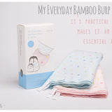 Iflin My Everyday Bamboo Burp & Nurse (2 in 1) - Mighty Baby PH