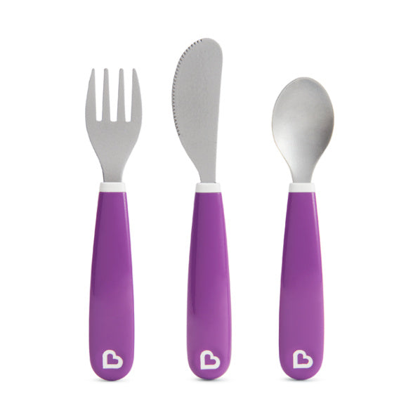 Munchkin Splash Toddler Fork, Knife & Spoon Set