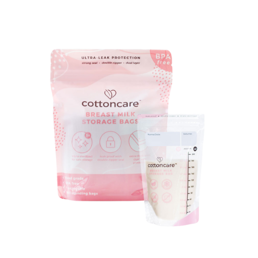 Cottoncare Transparent Breast Milk Storage Bag