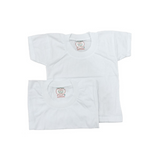 Loving Couple 100% Natural Cotton T-shirt 3pcs (White)