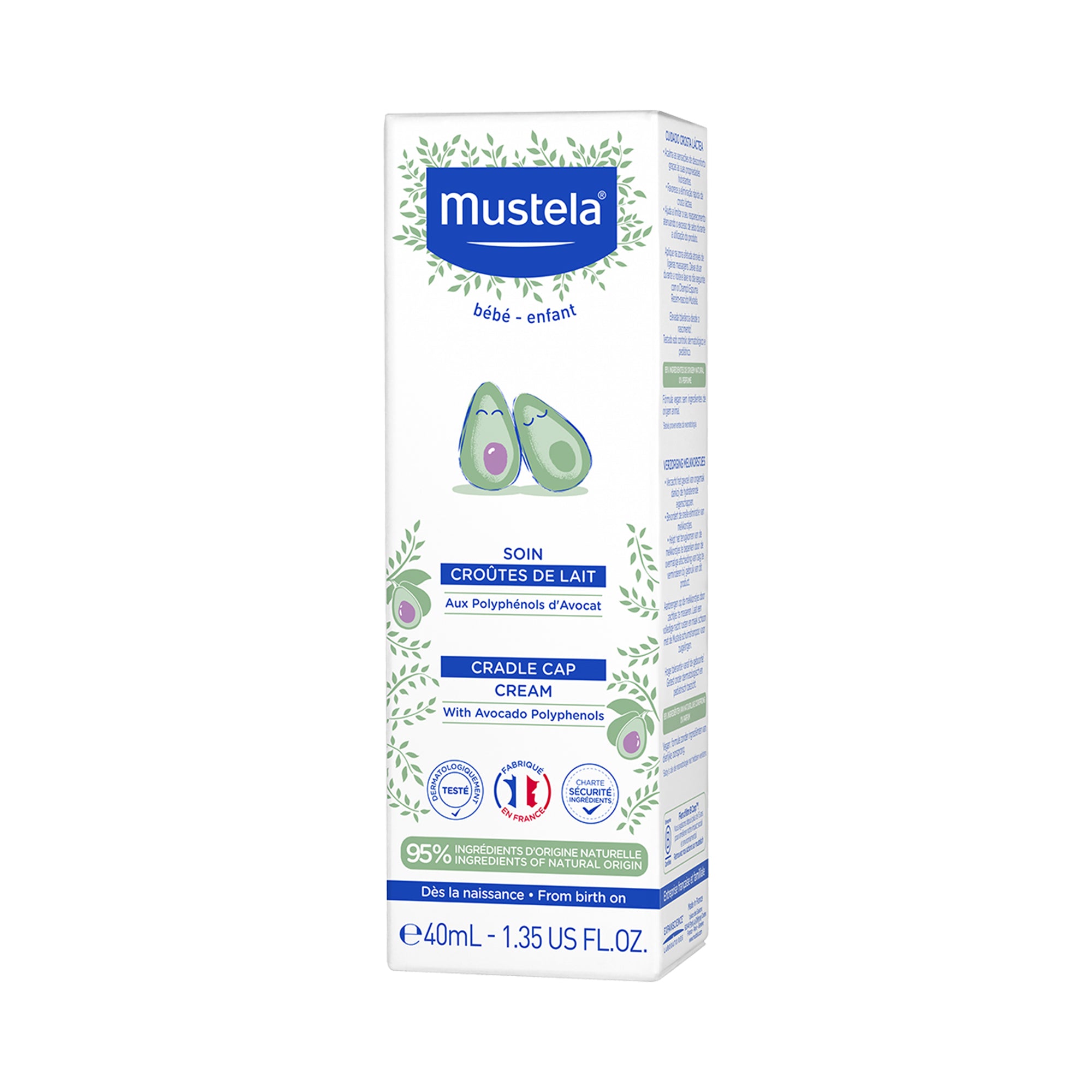 Mustela Cradle Cap Cream 40ml Naturalness