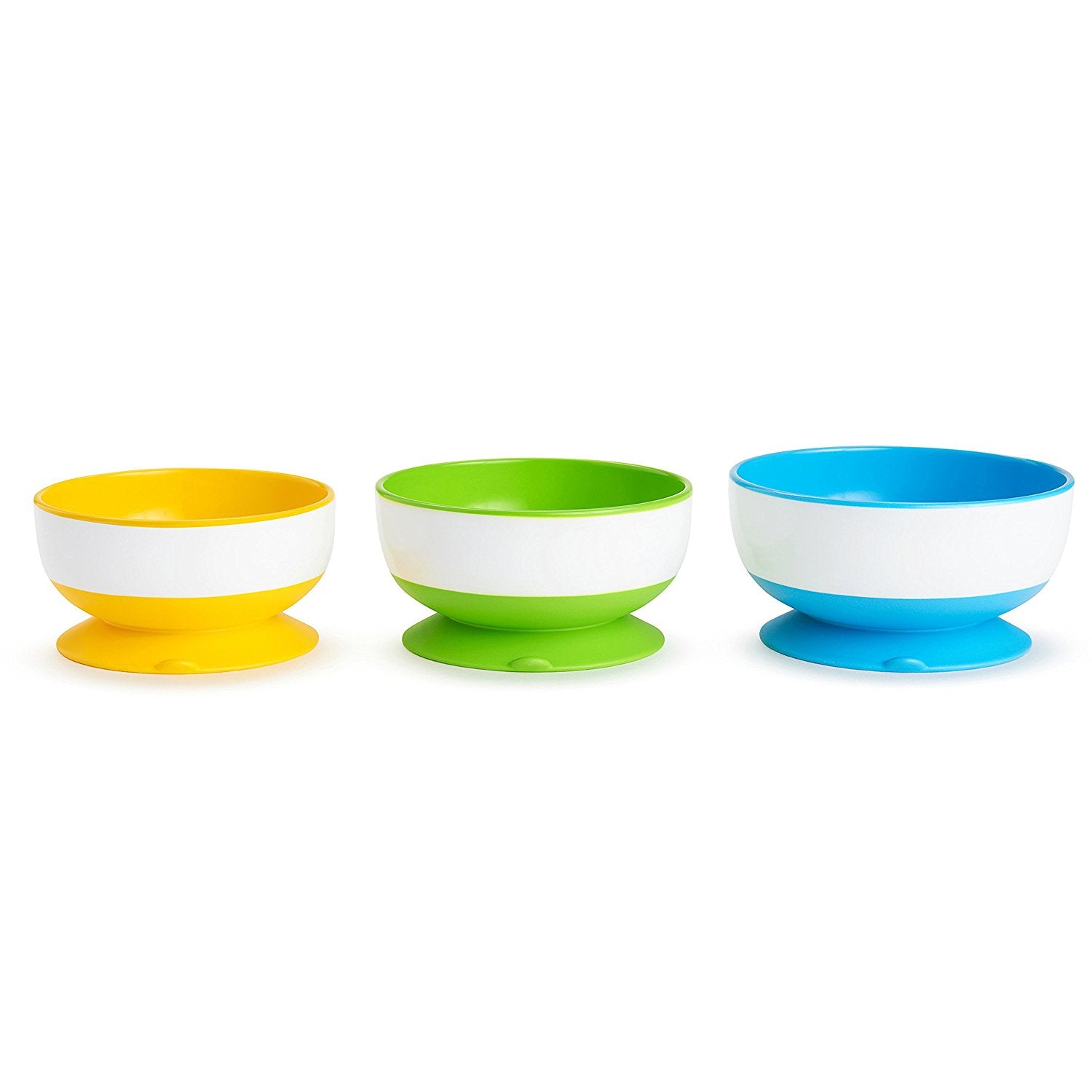 Munchkin Stay Put Suction Bowls (3-Pack)