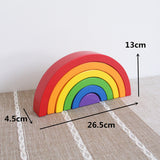 Wooden Rainbow Blocks