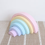 Wooden Rainbow Blocks