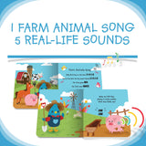 Ditty Bird Musical Book - Farm Animal Sounds