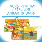 Ditty Bird Musical Book - Safari Animal Sounds