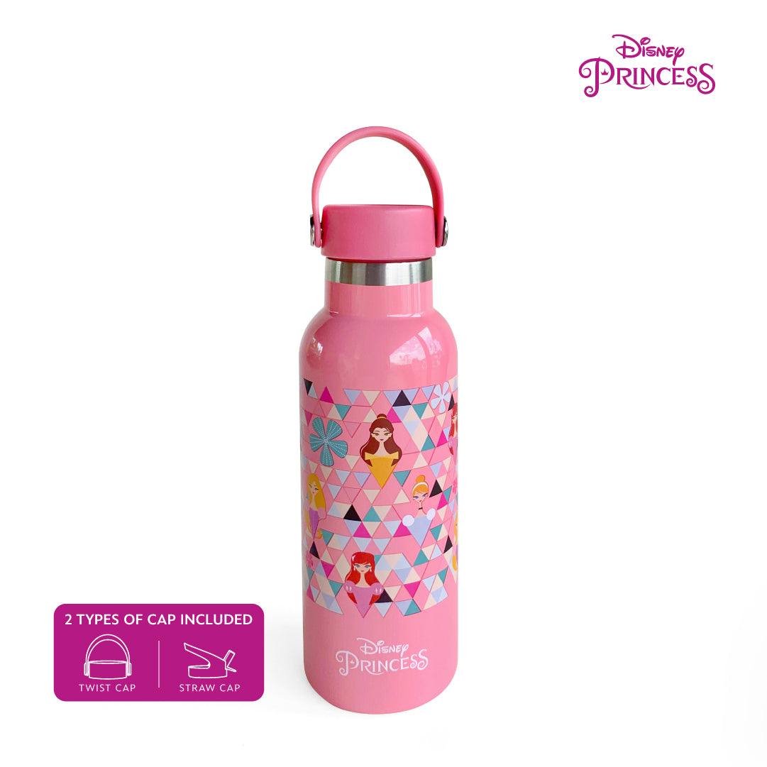 Zippies Lab Disney Princess Geo Insulated Water Bottle 483ml