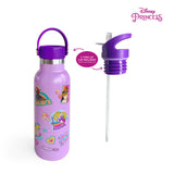 Zippies Lab Disney Princess Stickermania Insulated Water Bottle 483ml