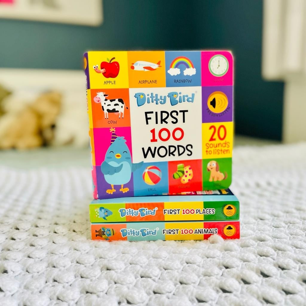Ditty Bird Musical Book - First 100 Words– Mighty Baby PH