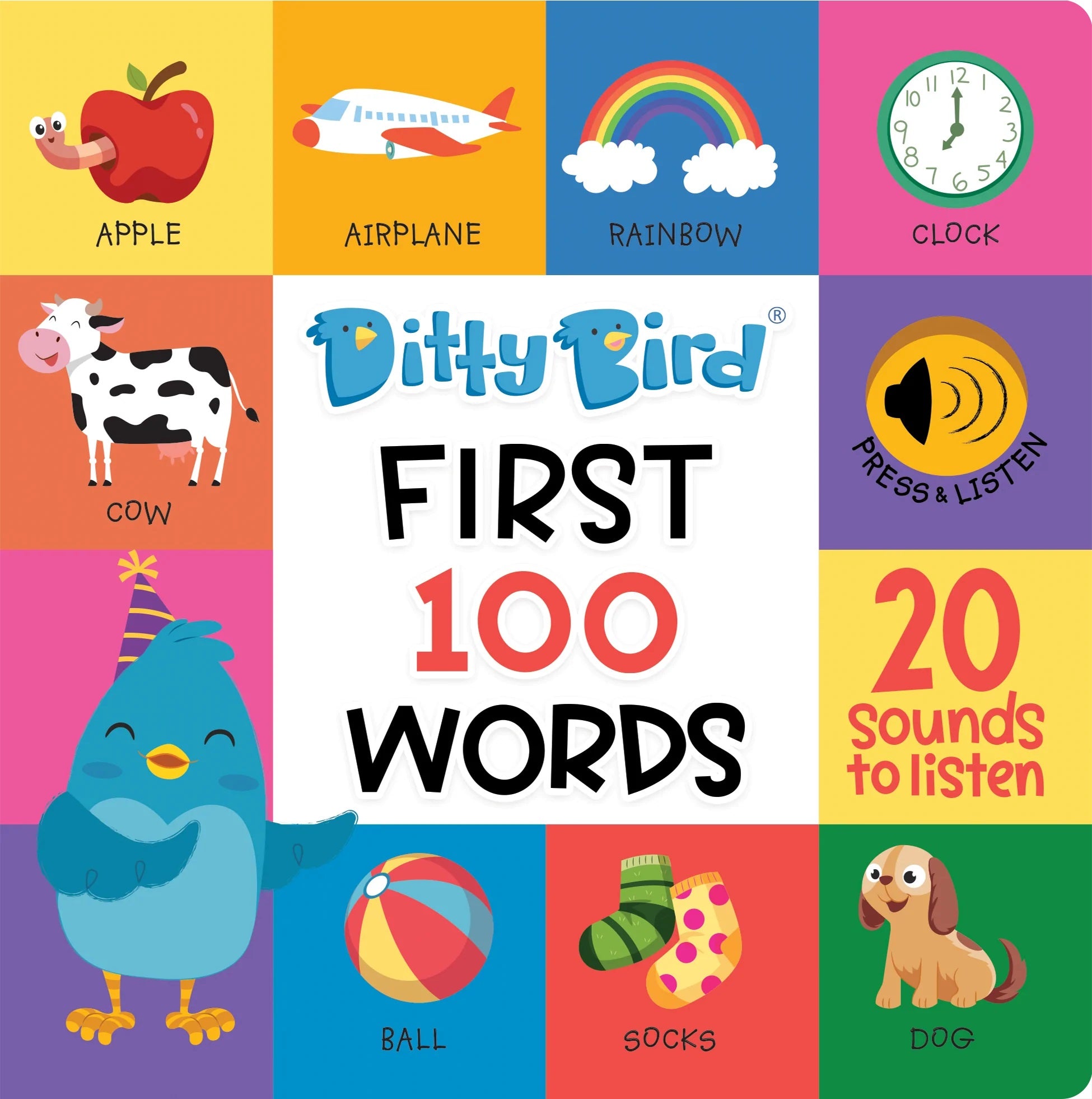 Ditty Bird Musical Book - First 100 Words