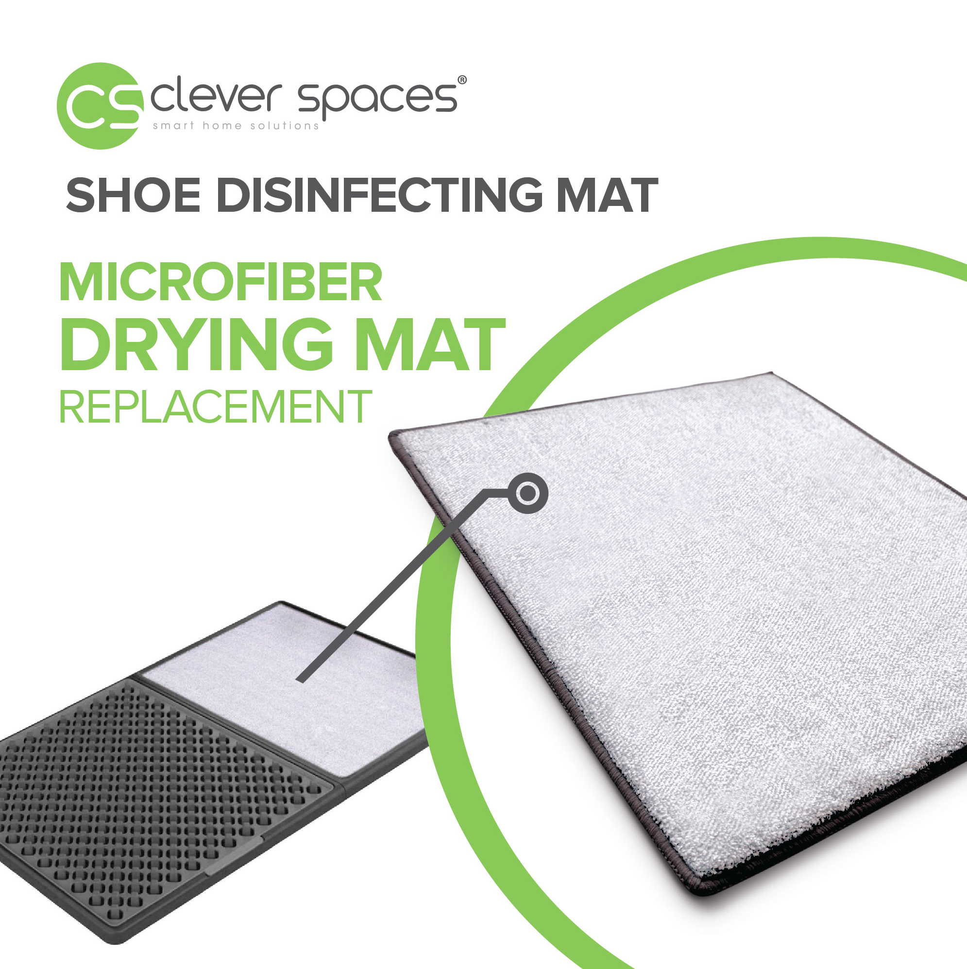Clever Spaces Microfiber Mat