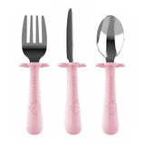 Grabease Stainless Steel Fork, Knife & Spoon Set