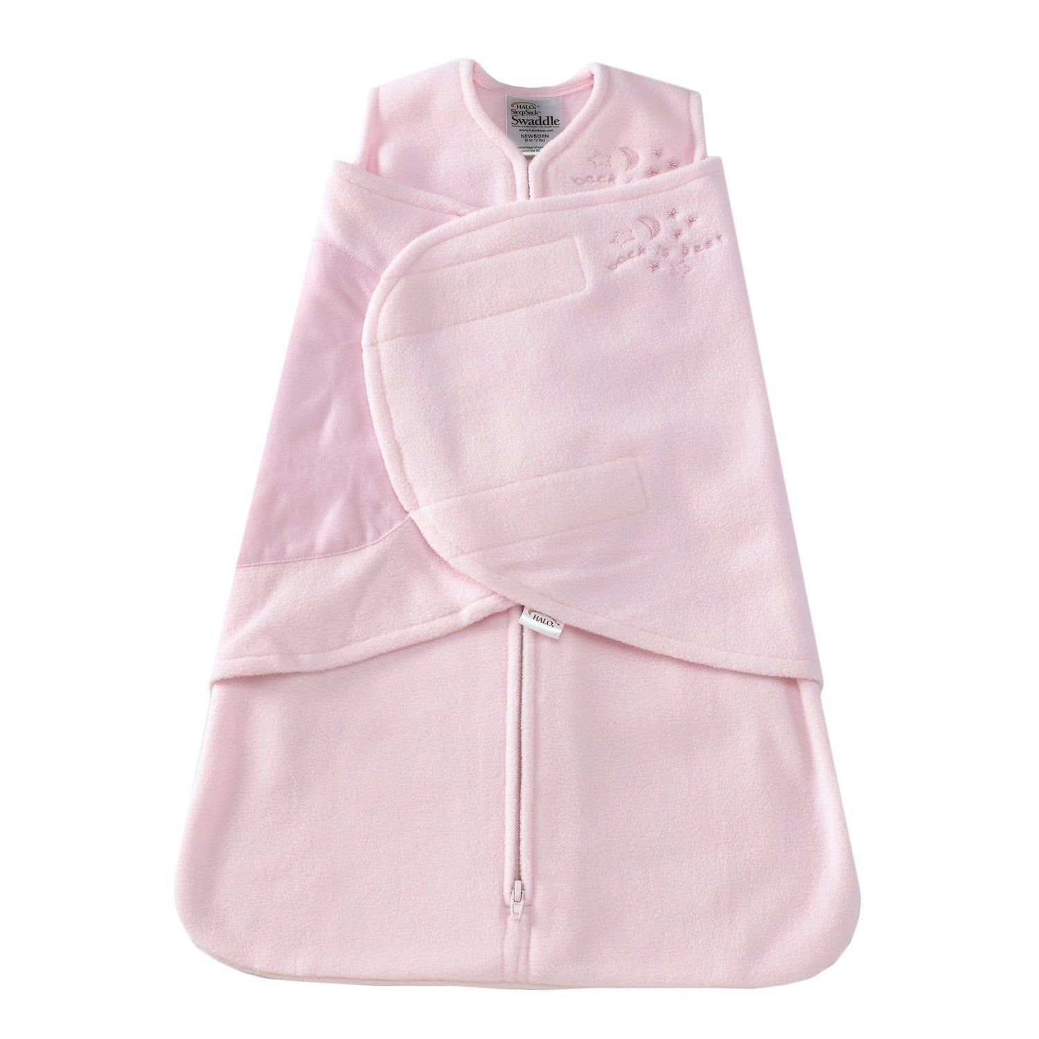 Sleep Sack HALO SleepSack Swaddle Wearable Blanket Fleece, Cream