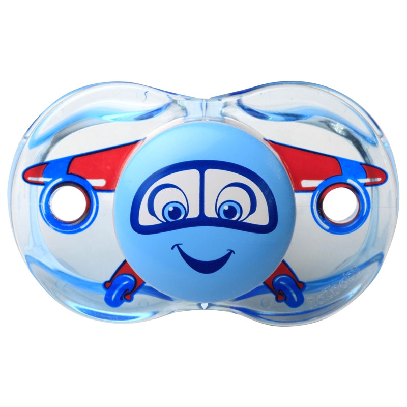 Aviation Pacifier RaZBaby Keep-It-Klean Pacifier – Adam Airplane– Mighty Baby PH