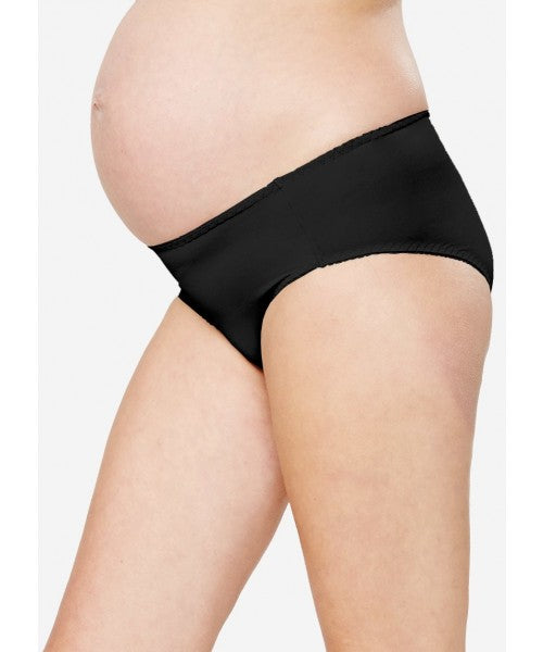 black and nude over the bump maternity briefs - 2 pack - Belly