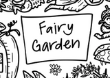 DrawnBy Washable Silicone Coloring Mat - Fairy Garden