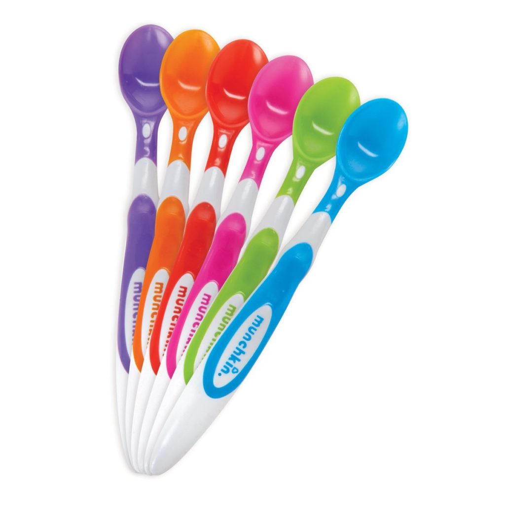 Munchkin Soft-Tip Infant Spoons, BPA Free, Multi-Color, 9 Count