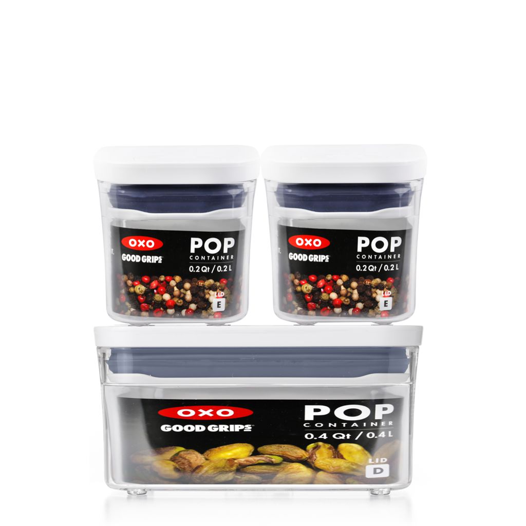 OXO Good Grips 4-Piece Mini Pop Container Set