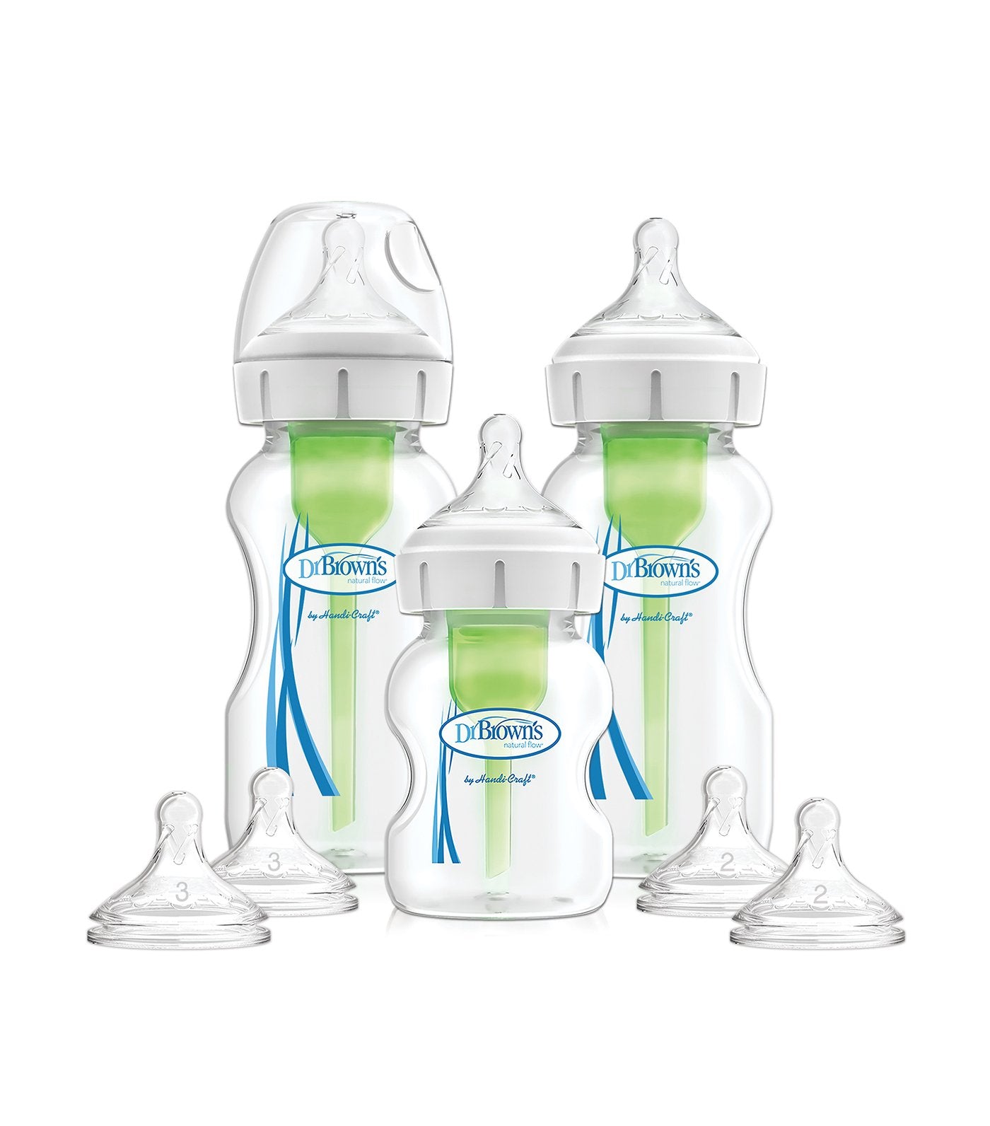 Brown's Options+ PP Wide-Neck Baby Bottle Starter Kit