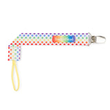 Booginhead PaciGrip 2 Pack - Rainbow and Dots