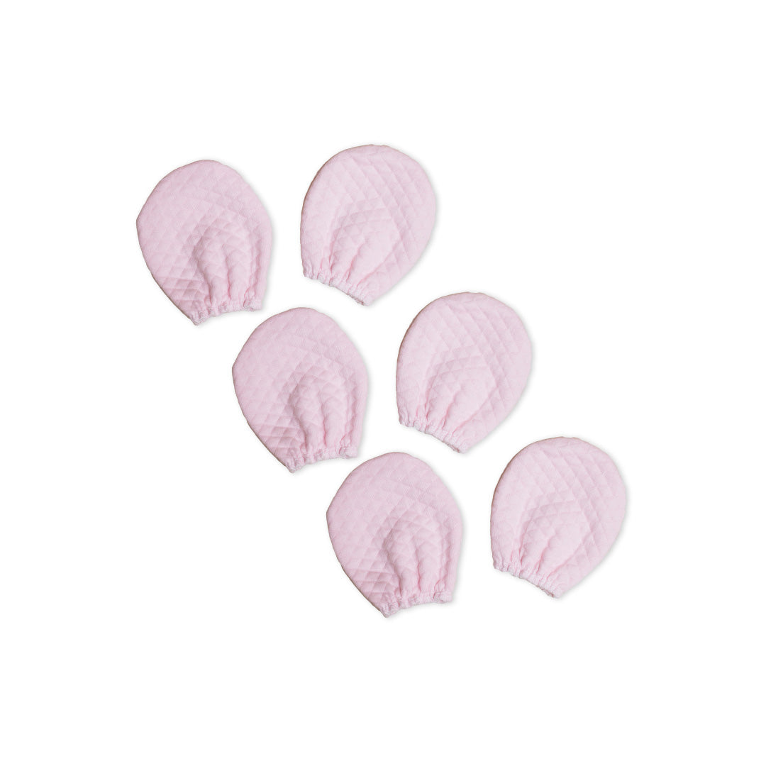 Cotton Central 100% USA Cotton Mittens Premium (Pack of 3)