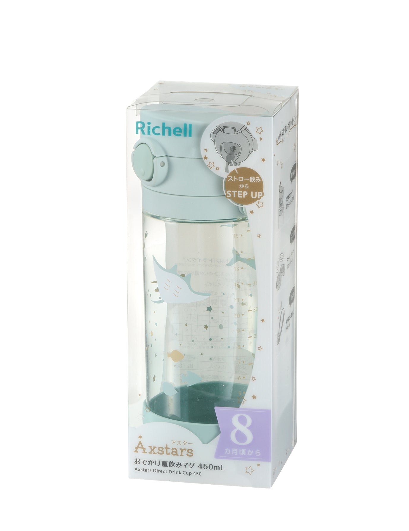 Richell Axstars Direct Drink Cup 450ml