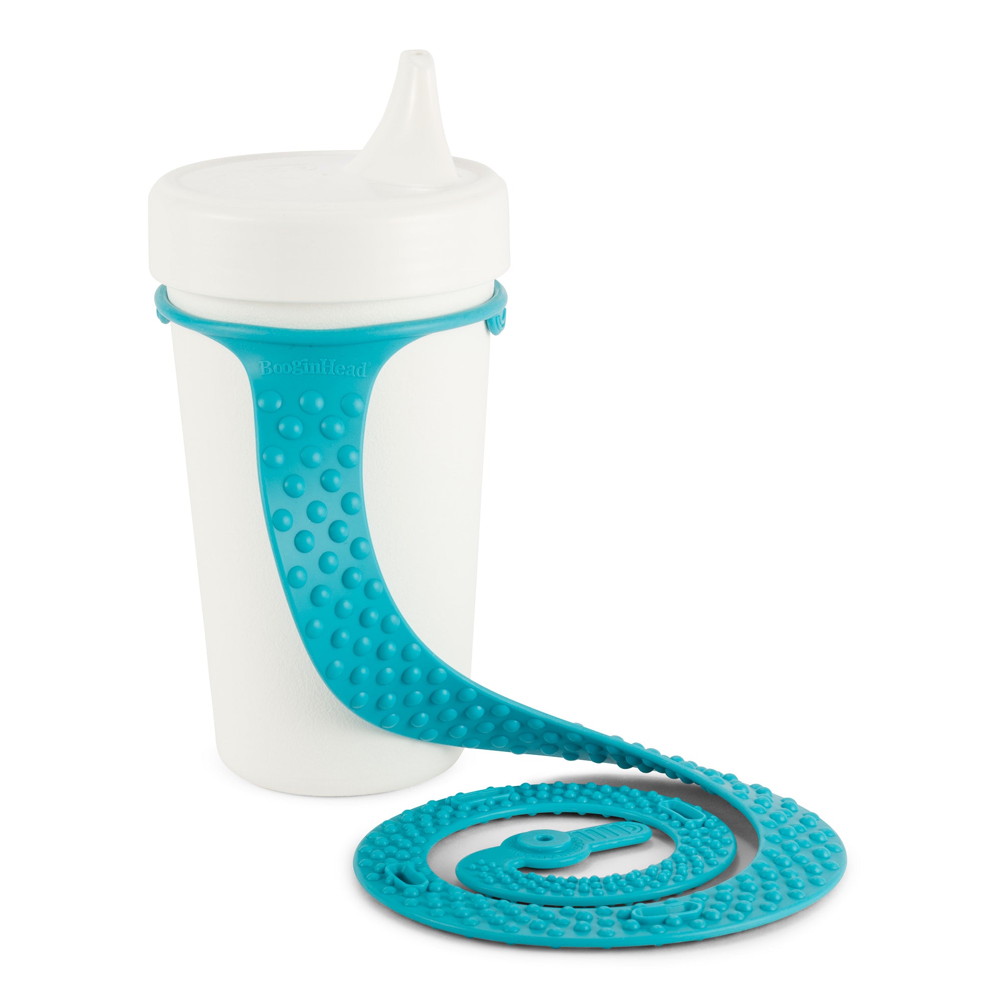 Booginhead SippiGrip Silicone Cup, Bottle & Toy Strap
