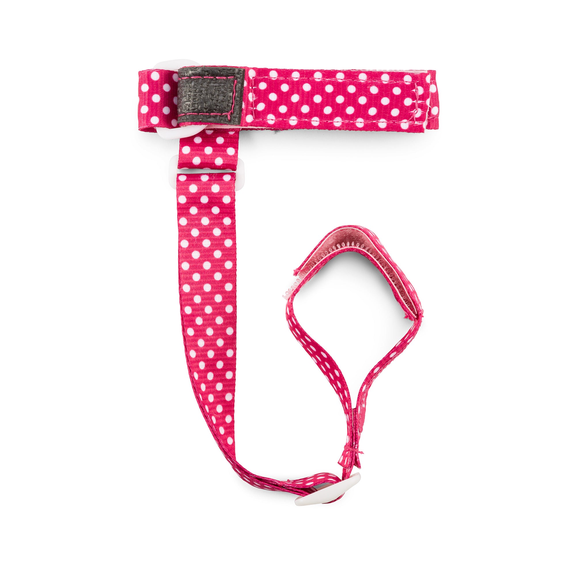 Booginhead SippiGrip for Cup, Bottle, & Toy Teether - Pink Polka Dot