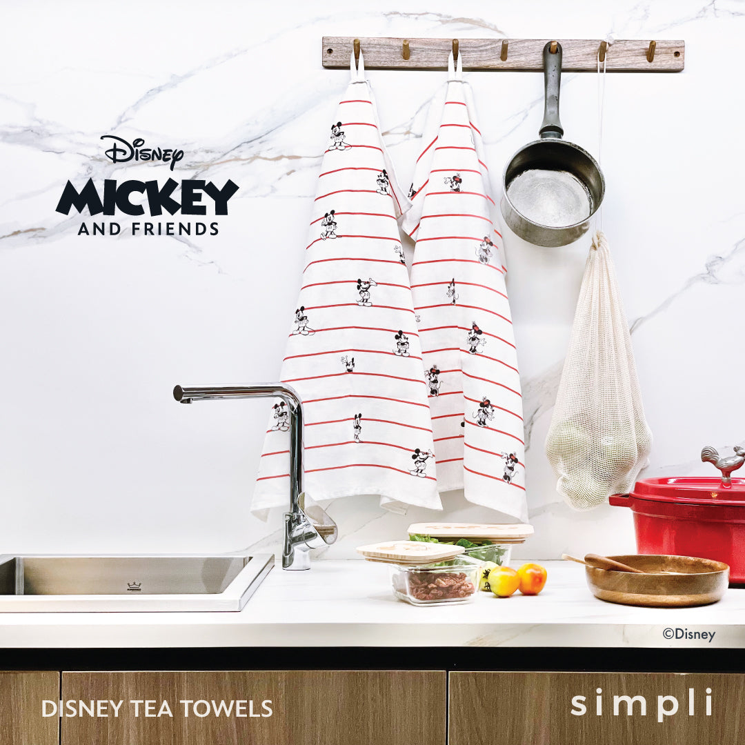 Disney Kitchen Towel Set - Americana Collection - Mickey Mouse