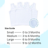 Cotton Central Aircool Infant Sando (3pcs)