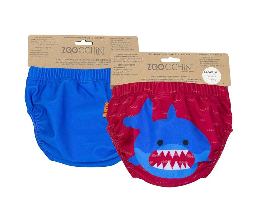 Zoocchini UPF Reusable Swim Diaper Set of 2 (1-2yrs)