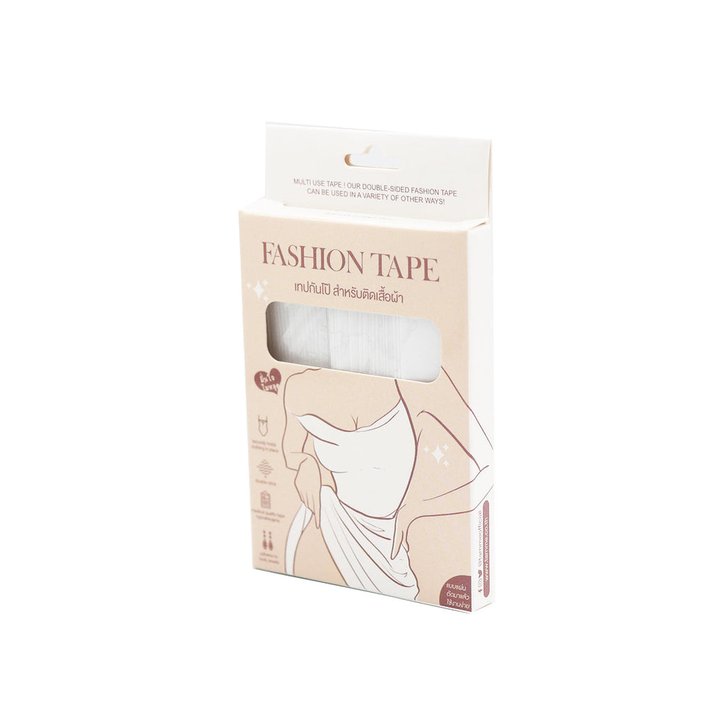 Ruban Adhésif Corps Double Face Invisible | 2 Rouleaux 1,6 Cm X 5 M, Pour Vêtements, Tenues Décolletées