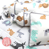 Zyji 4 PC Bedding Set for Wooden Cribs (28" x 52")