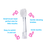 Brush-Baby Babysonic Replacement Heads 18-36 months (4 Pack)