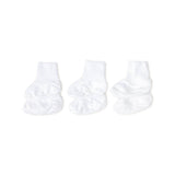 Cotton Central 100% USA Cotton Booties (Pack of 3)