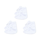 Cotton Central 100% USA Cotton Booties With String (Pack of 3)