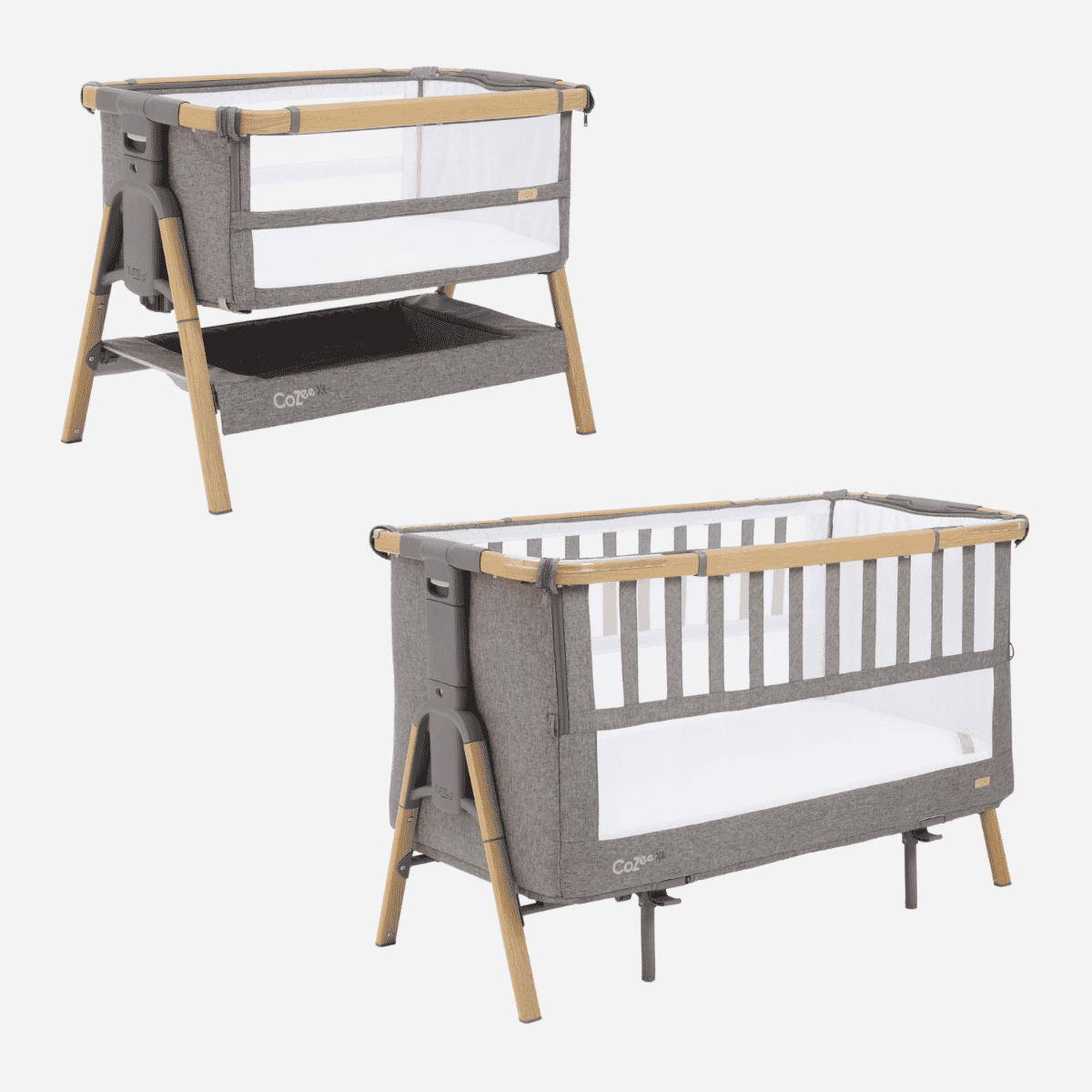 Coir fibre mattress top for cozee bedside crib