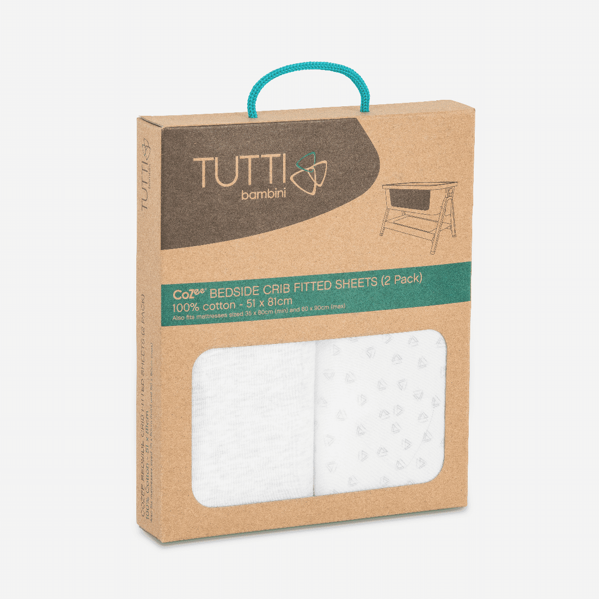 Tutti bambini bedside crib sheets outlet
