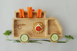 Bubbaboo Bamboo Fire Truck Suction Plate