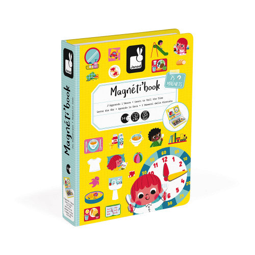 Janod Learn to Tell the Time Magneti'book