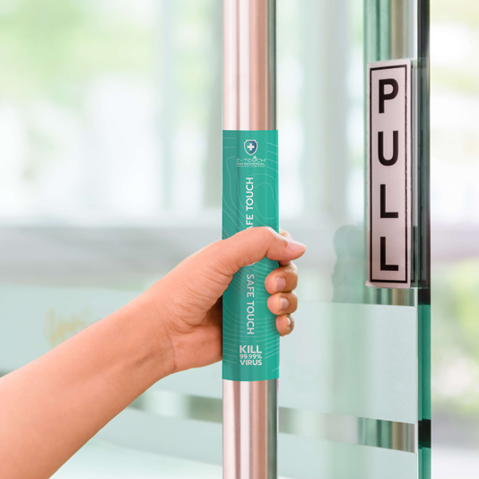 Z -Touch Door Pull Handle Antimicrobial Pad