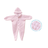 Cotton Central 100% USA Cotton Long Sleeve Sleeper with Hood Premium