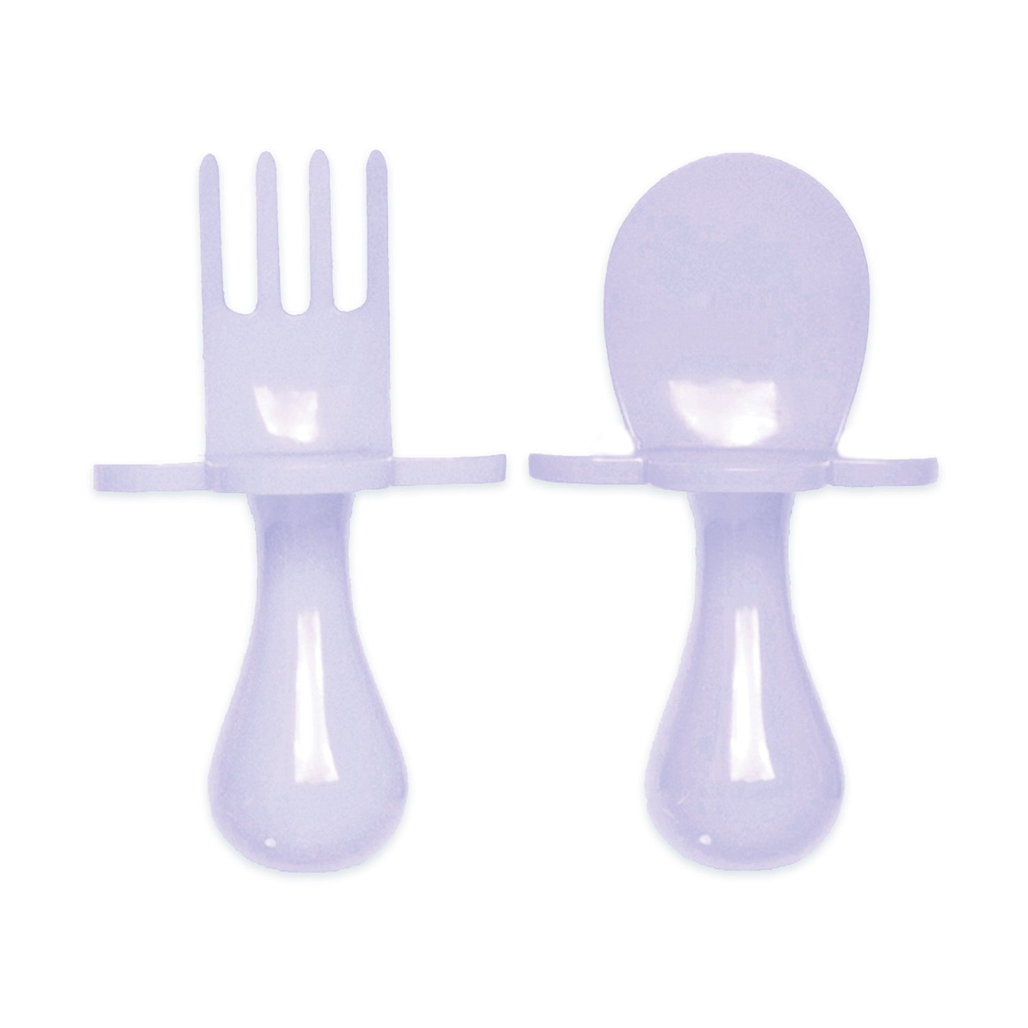  GRABEASE Bundle of 2 First Self Feed Baby Utensils with a Togo  Pouch - Anti-Choke, BPA-Free Baby Spoon and Fork Toddler Utensils for Led  Weaning Ages 6 Months+ Lavender and Blush 